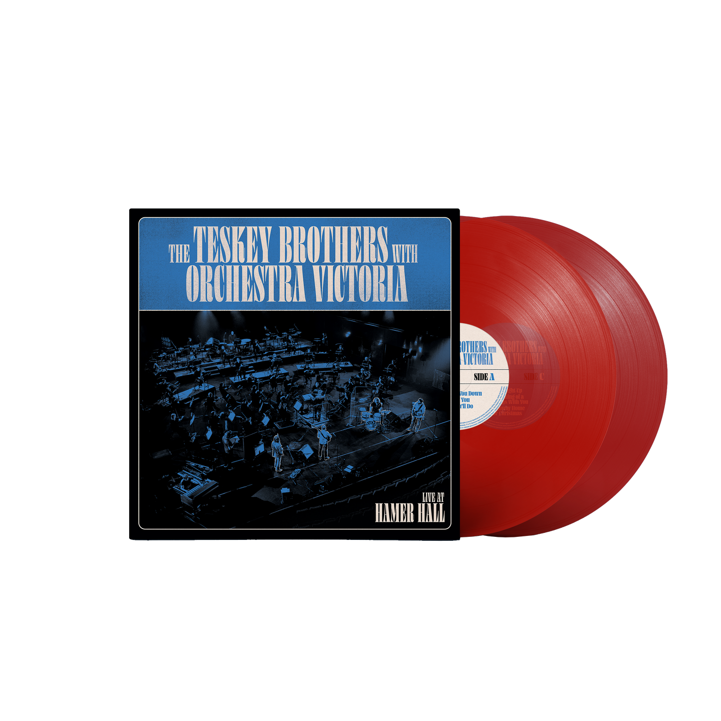 THE TESKEY BROTHERS WITH ORCHESTRA VICTORIA - LIVE AT HAMER HALL 2LP (RED VINYL)