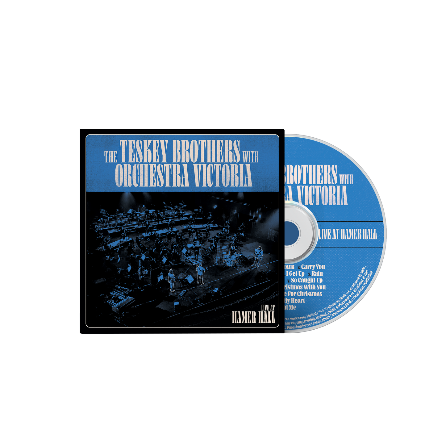 THE TESKEY BROTHERS WITH ORCHESTRA VICTORIA - LIVE AT HAMER HALL CD