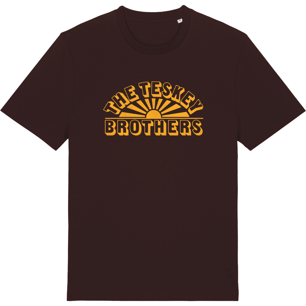 SUN LOGO TEE - BROWN