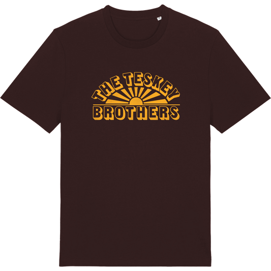 SUN LOGO TEE - BROWN