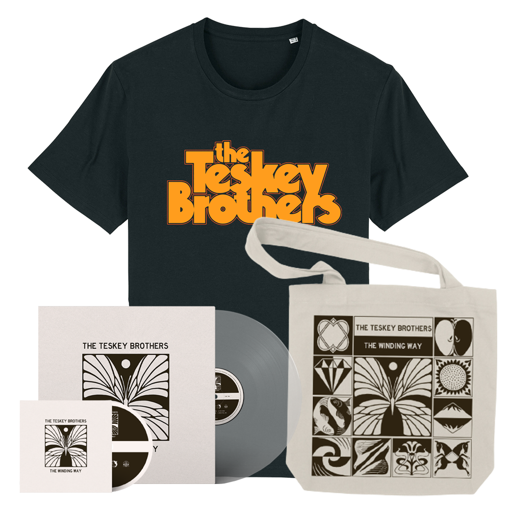 The Winding Way Black T-Shirt Bundle (Limited Edition Clear Vinyl)