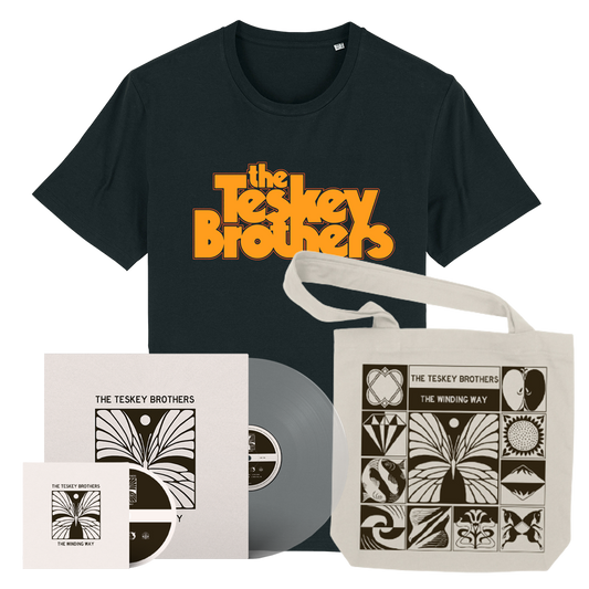 The Winding Way Black T-Shirt Bundle (Limited Edition Clear Vinyl)