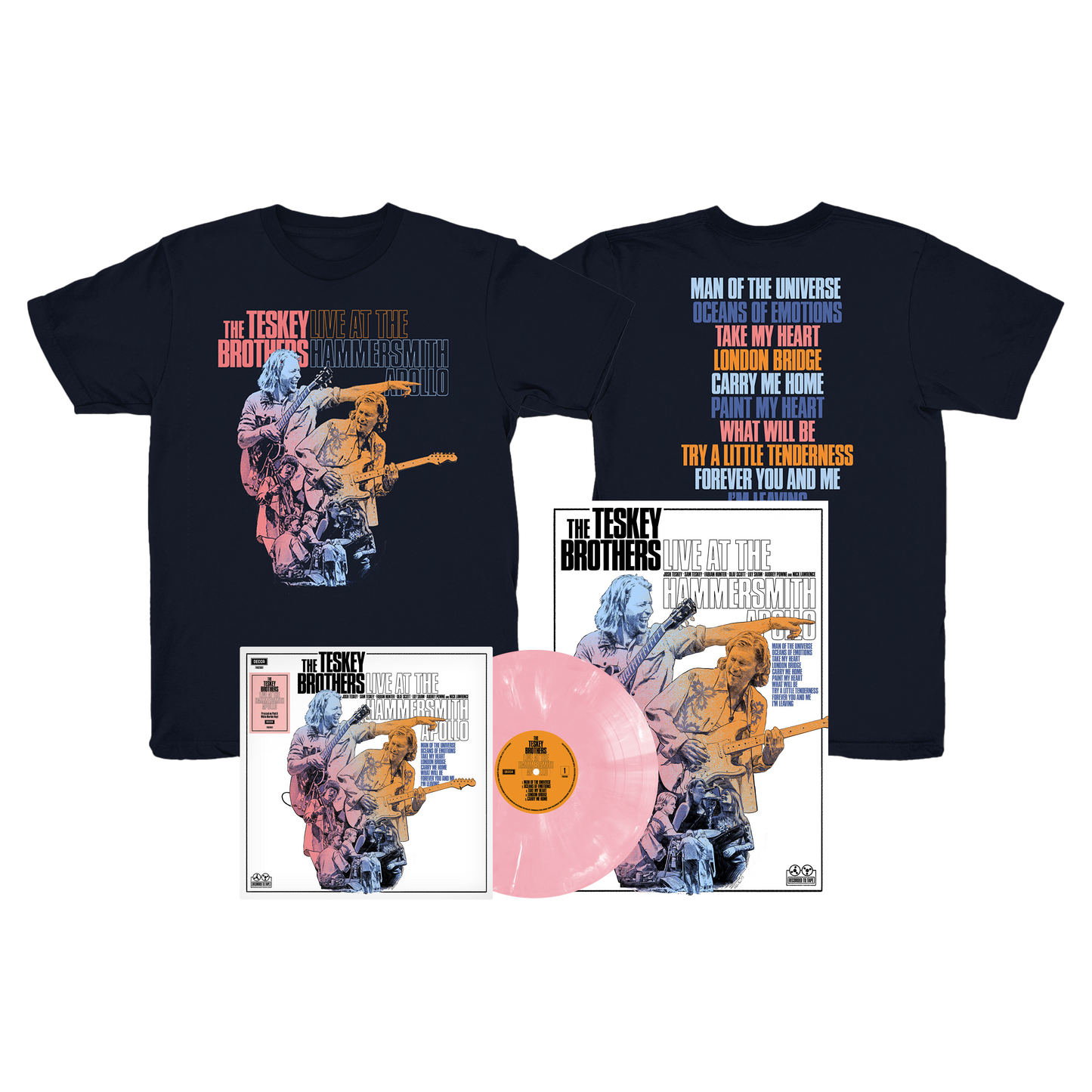 Live At The Hammersmith Apollo Bundle (Pink Marble Vinyl + Black T-Shirt + Poster)