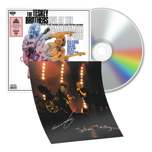Live At The Hammersmith Apollo CD + Signed Artcard