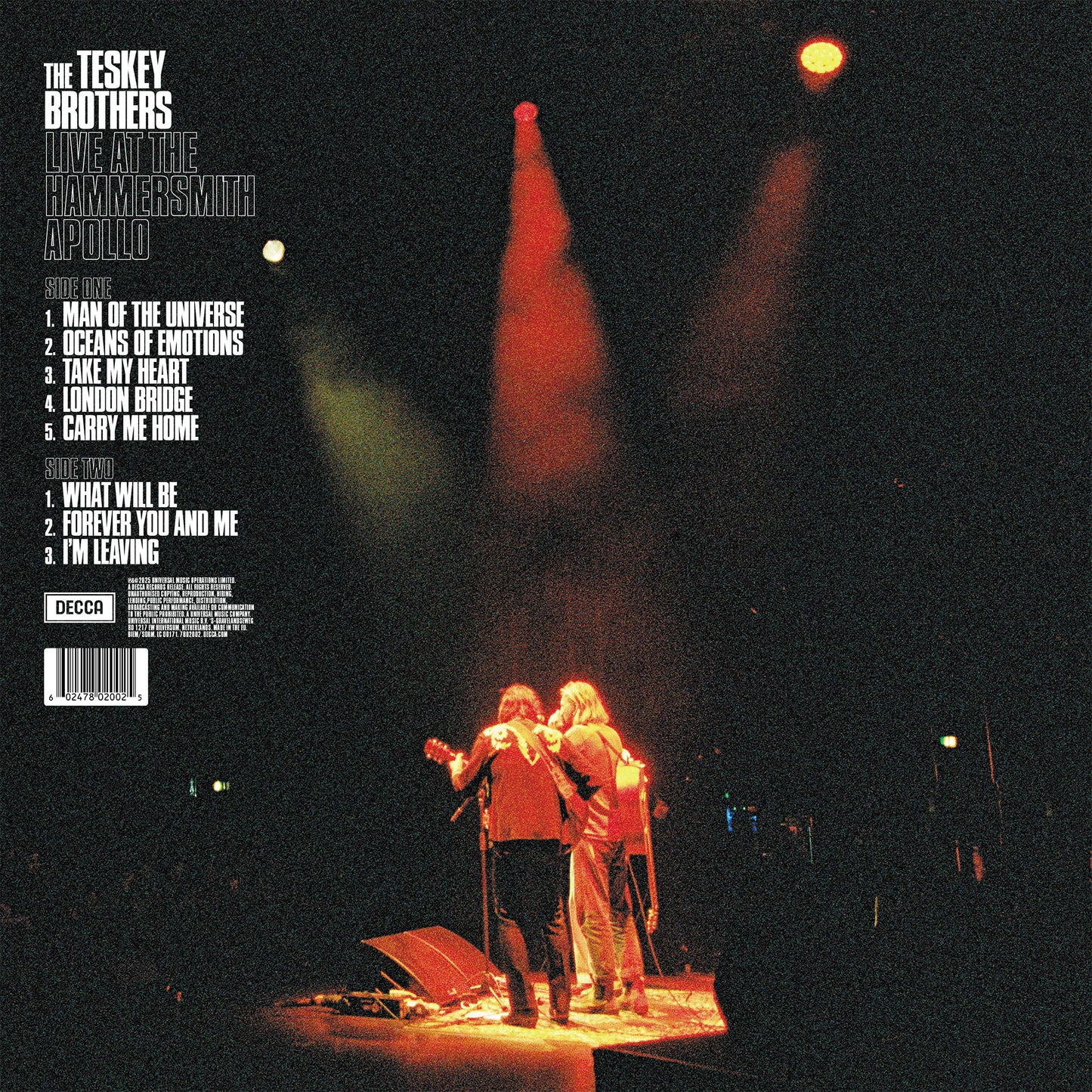Live At The Hammersmith Apollo Pink Marble Vinyl + Signed Artcard