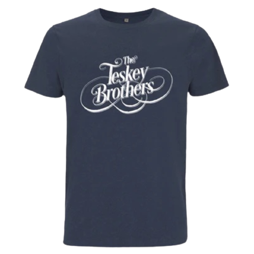 THE TESKEY BROTHERS - LOGO TEE (HEATHER NAVY)