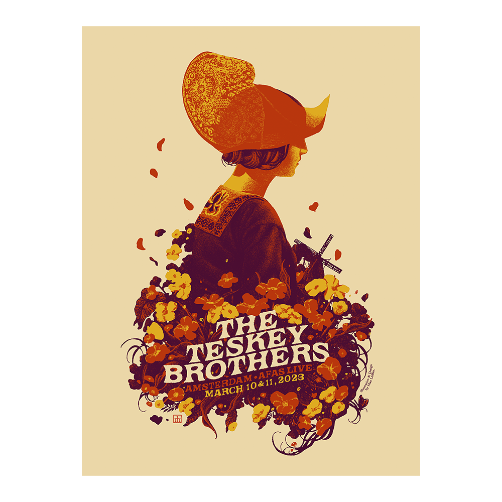 THE TESKEY BROTHERS - AMSTERDAM TOUR PRINT 2023