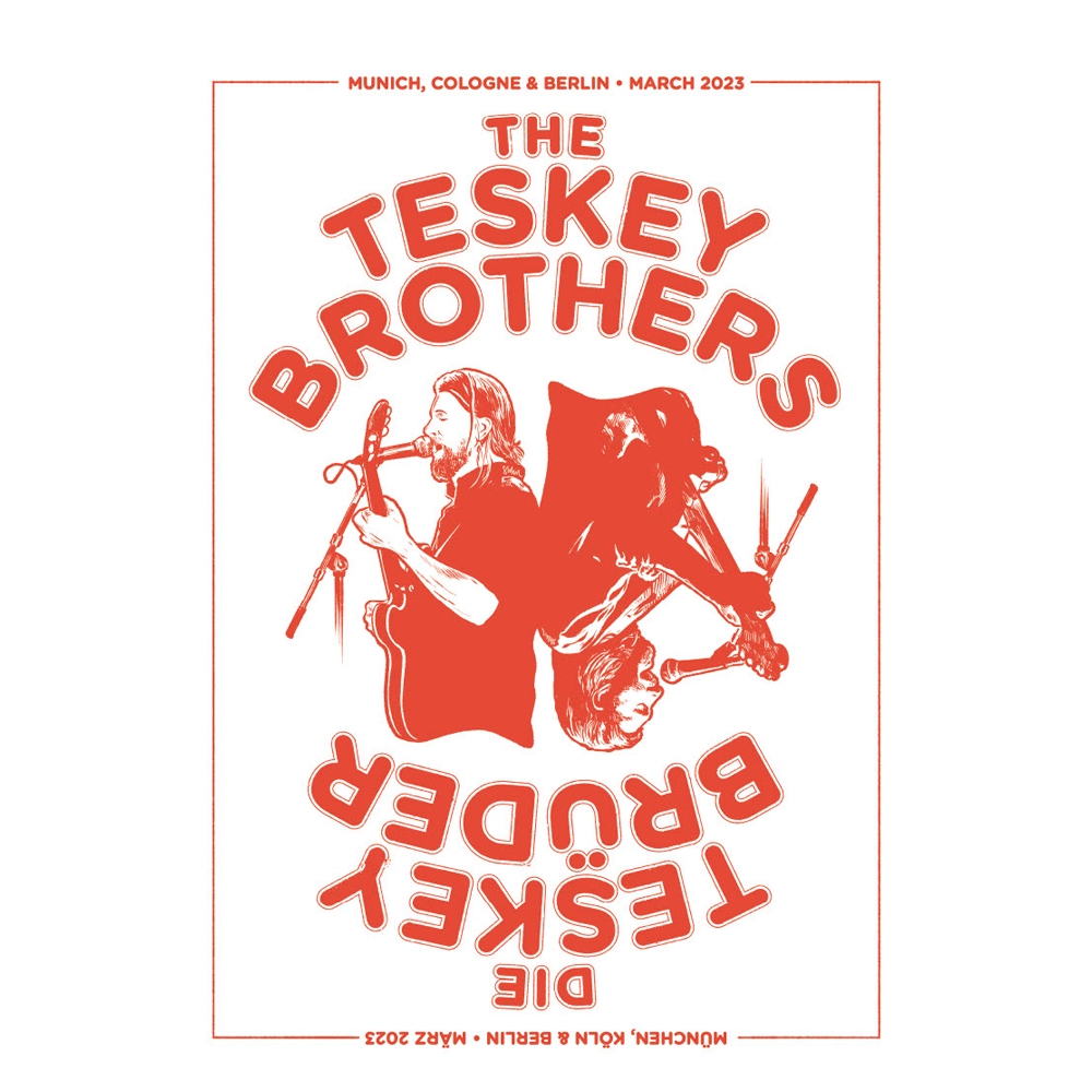 THE TESKEY BROTHERS - GERMANY TOUR PRINT 2023 - LIMITED EDITION