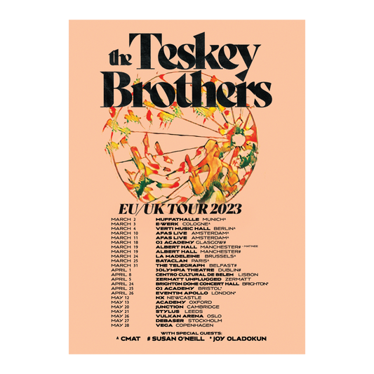 THE TESKEY BROTHERS - EUROPEAN TOUR PRINT 2023