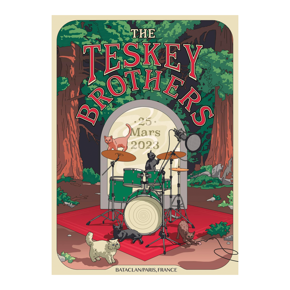 THE TESKEY BROTHERS - PARIS TOUR PRINT 2023